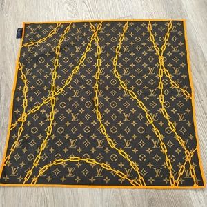 Louis Vuitton Monogram Chain Bandana from Virgil Abloh first collection